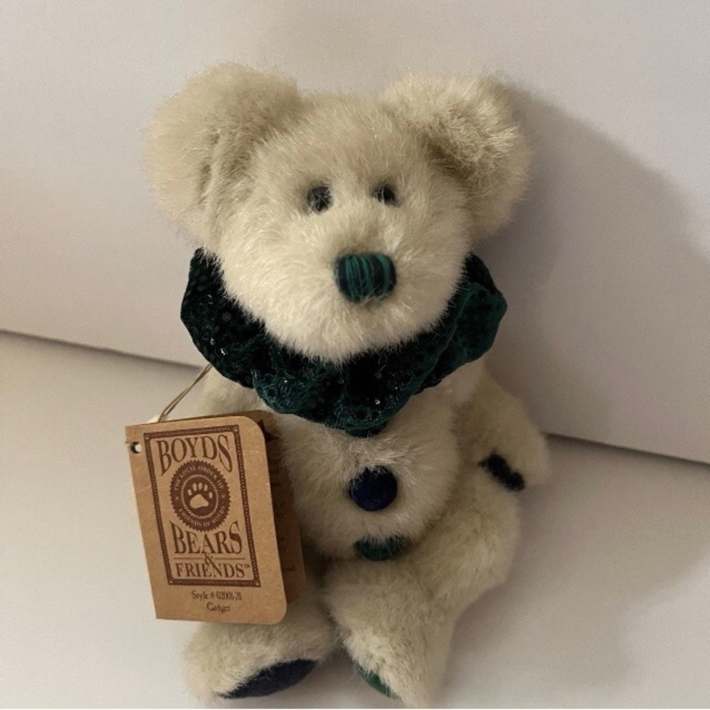 Boyds Bears Plush Teddy with Green Accents